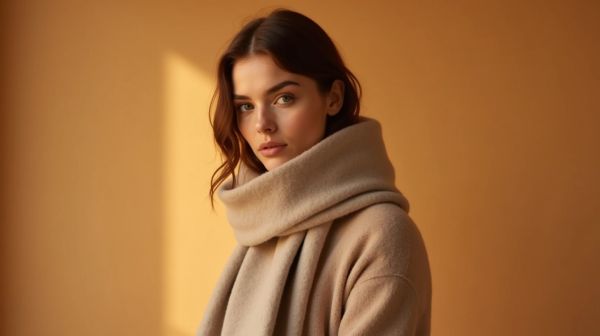 Dites adieu au froid avec une écharpe en cachemire douce et élégante